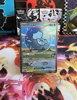 Pokemon TCG Mew EX 232/091 Paldean Fates Special Illustration Rare Bubble Mew - Image 1