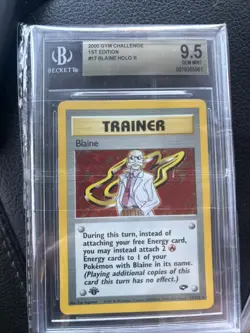 Pokemon 2000 Gym Challenge Holo 1st Edition #17 9.5 Gem Mint - Image 1