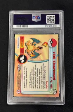 2000 Topps Chrome Pokemon T.V. Charizard #6 - PSA 5 - Topps Chrome / Vintage - Image 2
