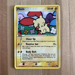 Pokemon TCG Plusle 5/17 Rare Holo POP Series 3 MP - Image 1