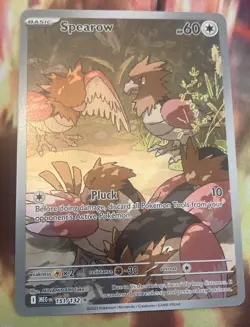 Pokemon TCG - Spearow 151/132 Illustration Rare - Pack Fresh - Mega Evolution - Image 1