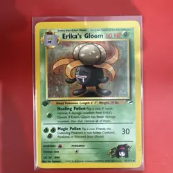 Erika's Gloom Gym Heroes 1st Edition Non Holo # 45/132 Pokemon 2000 Vintage - Image 1