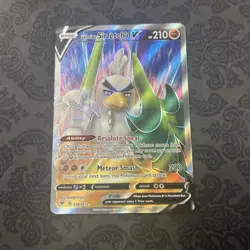 Pokemon TCG SWSH Galarian Sirfetch'd v Full Art #174/185 Vivid Voltage - Image 1