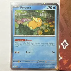 Psyduck Cosmos Holo Black Star Promo 007 Pokemon Mega Evolution MINT - Image 1