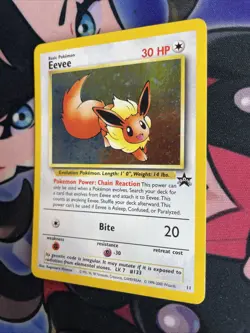 Pokemon TCG Black Star Promo Eevee # 11 Holo LP - Image 3