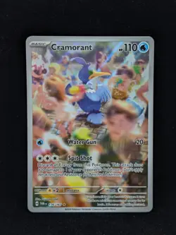 Cramorant 176/167 Illustration Rare Twilight Masquerade Pokemon English - Image 1