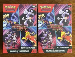 Lot Of 2! Pokemon Scarlet & Violet Destined Rivals Booster Bundle Box NEW Sealed - Image 1