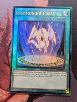 Summoning Curse RA03-EN057 Ultimate Rare 1st Edition YuGiOh TCG Card - Image 1
