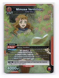 Black Clover Union Arena TCG Card Mimosa Vermillion English UE08BT/BCV-1-093 SR - Image 1