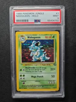 1999 Pokemon Jungle #7 Nidoqueen Holo PSA 9 Card MINT - Image 1