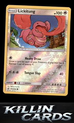 Reverse Holofoil Lickitung 161/236 Pokemon Common SM - Unified Minds Card NM - Image 1