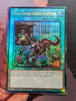 That Grass Looks Greener RA03-EN063 Ultimate Rare 1st Edition YuGiOh TCG Card - Image 1