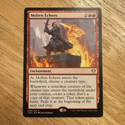 1x Molten Echoes NM-Mint, English Commander 2020 MTG Magic - Image 1