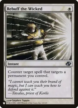 MTG - Rebuff the Wicked - The List(plst) #PLC-12,uncommon - Image 1