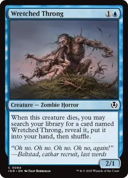 MTG (x4) Wretched Throng (x4) Playset (Innistrad Remastered C#094) NM/LP - Image 1