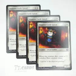 DWARVEN CASTLE GUARD x4 Playset 4x - MTG Magic The Gathering Final Fantasy FIN - Image 1