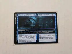 Underwater Tunnel Slimy Aquarium - Duskmourn - LP - MTG Magic - Common - Room - Image 1