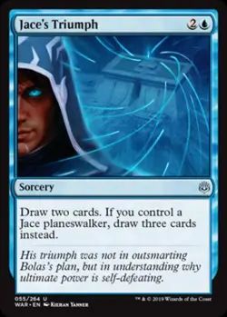 Jace's Triumph -Foil Near Mint MTG War of the Spark - Image 1