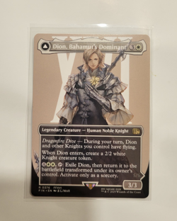 Dion, Bahamut's Dominant (376) Borderless Regular Rare - MTG Final Fantasy - Image 1