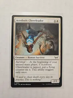 Acrobatic Cheerleader - Duskmourn - LP - MTG Magic - Common - Creature - Image 1