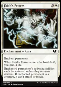 Faith's Fetters - Light Play MTG Commander 2015 - Image 1