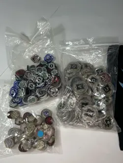 Magic The Gathering Blue Lotus Token Bag + Assorted MTG Counters Lot - Image 3
