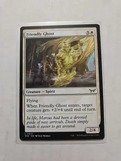 Friendly Ghost - Duskmourn - LP - MTG Magic - Common - Creature - Image 1
