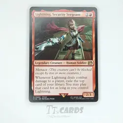 Lightning, Security Sergeant R 0560 - MTG Magic The Gathering Final Fantasy FIN - Image 1