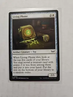 Living Phone - Duskmourn - LP - MTG Magic - Common - Creature - Image 1