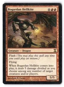 Bogardan Hellkite MP* Time Spiral ENGLISH 147/301 mtg -UnltdCards - Image 1