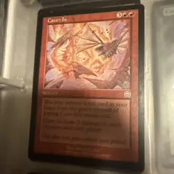 MTG Cave-In Mercadian Masques Magic The Gathering✅ rare, LP - Image 1