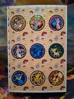 Rare Pokemon Cards Let’s Go Eevee Database UNCUT sheet - Image 1