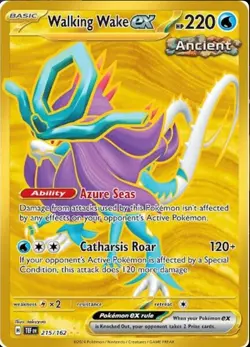 Walking Wake ex 215/162 SV Temporal Forces Hyper Rare Pokemon NM - Image 1