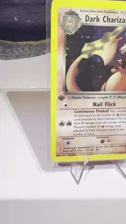 1st Edition Holo Dark Charizard - Ungraded NM/NM+ Pokemon 2000 Team Rocket 4/82 - Image 2