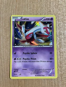 Pokemon TCG Latias Holo 30/30 XY TrainerKit: Latias & Latios LP - Image 1
