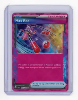 Pokemon TCG Prismatic Evolutions Ace Spec Max Rod 116/131 Near Mint - Image 1