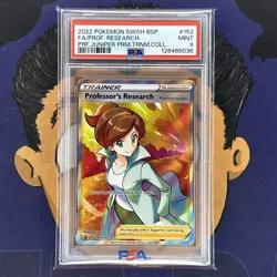 PSA 9 MINT 2022 Pokemon Premium PROFESSOR'S RESEARCH JUNIPER #152 BSP Promo - Image 2