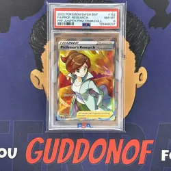 PSA 8 NEAR MINT 2022 Pokemon Premium PROFESSOR'S RESEARCH JUNIPER #152 BSP Promo - Image 1