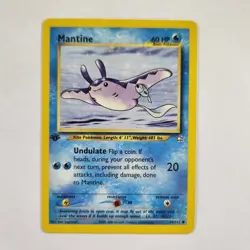 Mantine 64/111 - Common - 1st Edition - Pokemon TCG - Neo Genesis - LP - Image 1