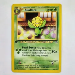 Sunflora 50/111 - Uncommon - Pokemon TCG - Neo Genesis - 1st Edition - LP - Image 1