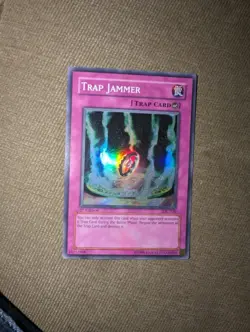 Yugioh 1x NM Trap Jammer Super 1st - IOC-110 - Image 1