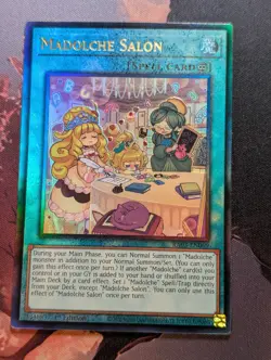 Madolche Salon RA03-EN069 Ultimate Rare 1st Edition YuGiOh TCG Card - Image 1