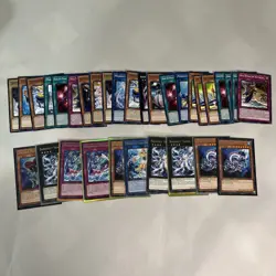 Lot of 32 Yugioh Cards Legendary Duelists: Duels from the Deep LED9 Base & Holo - Image 1