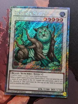 Yugioh Naturia Beast RA03-EN238 Platinum Secret Rare 1st Edition NM - Image 1