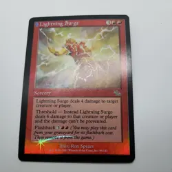 Lightning Surge Foil x1 - Judgement - MTG - Near Mint (Copy 1) - Image 3