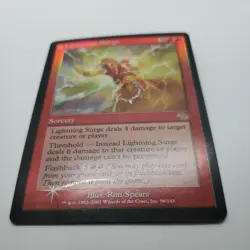 Lightning Surge Foil x1 - Judgement - MTG - Near Mint (Copy 1) - Image 4