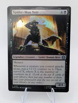 Magic: The Gathering Spider-Man Noir 0067 Marvel's Spider-Man Foil - Image 1