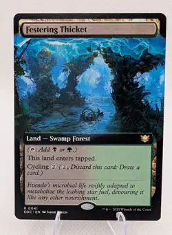 Festering Thicket (Extended Art) Commander: Edge of Eternities Regular - Image 1