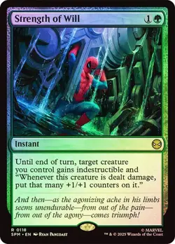 Strength of Will Marvel's Spider-Man Magic Magic the Gathering Foil - Image 1