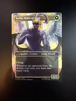 MTG Final Fantasy English Kefka, Court Mage Borderless 0398 Foil - Image 2